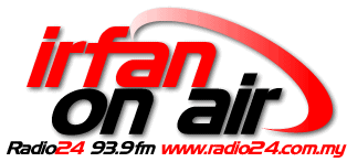 Irfan on Air di Radio24, Setiap Selasa 1.30pm  Perniagaan 