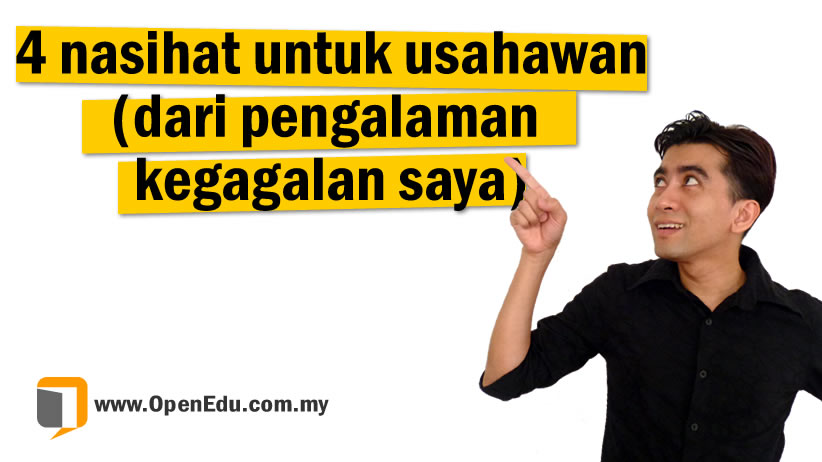 nasihat untuk usahawan