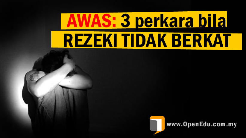 rezeki tidak berkat